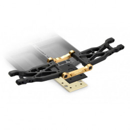 363313 - Brass Rear Lower Suspension Holder +2 - RR+RF - Set