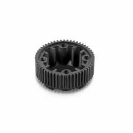 324954-G - Composite Gear Diff. Case with Pulley 53T - LCG - Graphite