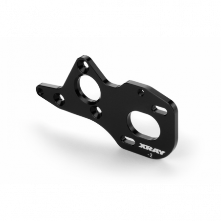 324013 - Alu Front-Mid Motor (3 Gears) Plate - Lowered -2mm