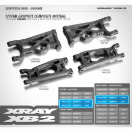 323123-H - Composite Disengaged Susp. Arm Rear Lower Left - Hard
