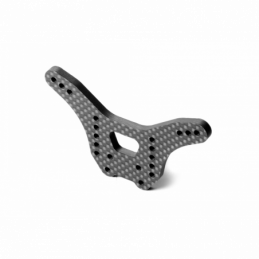 323087 - XB20 LCG Graphite Shock Tower Rear 4.0mm