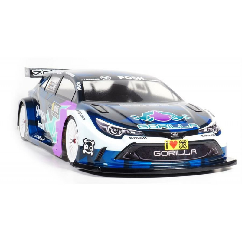 ZR-0008-07 - ZooRacing Gorilla 1:10 FWD Car Clear Body - 0.7mm REGULAR