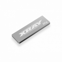 309856 - XRAY Pure Tungsten Center Chassis Weight 30g