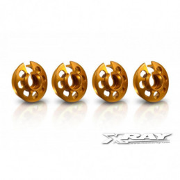 308031-O - Alu XRAY Shock Spring Retaining Collar - Orange (4)