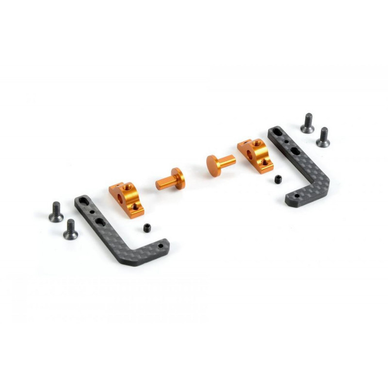 306191 - T4 Graphite + Alu Fully Adjustable Battery Holder