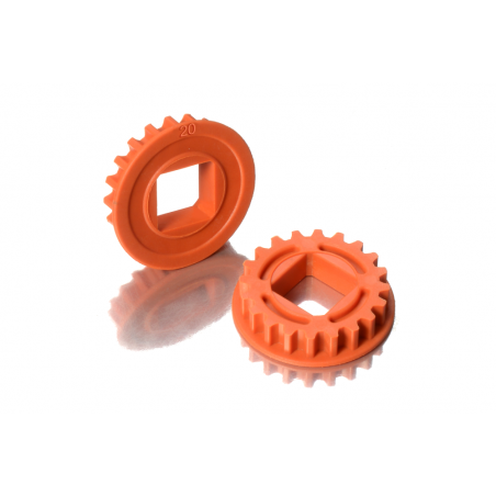 305578-O - Composite Fixed Pulley for Layshaft w Bearings 20T - Graphite (2)