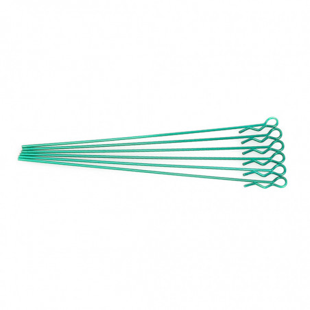 CR086 - EXTRA LONG BODY CLIP 1/10 - METALLIC GREEN (6)