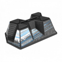 02544M - JConcepts Aero Car Stand - Matte Black w/pads and decal