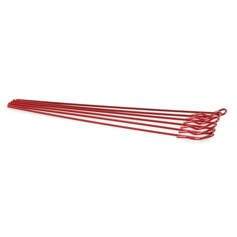 CR087 - EXTRA LONG BODY CLIP 1/10 - METALLIC RED (6)