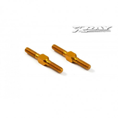 303212-O - Alu Adjustable Turnbuckle 26mm M3 L/R - Orange (2)
