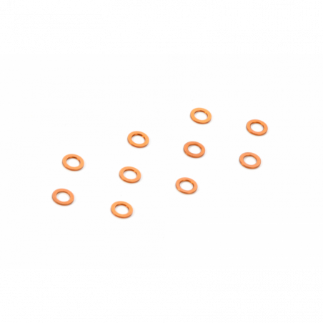 303142-O - Alu Shim 3x5x0.5mm - Orange (10)