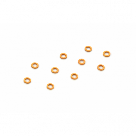 303141-O - Alu Shim 3x5x1.0mm - Orange (10)