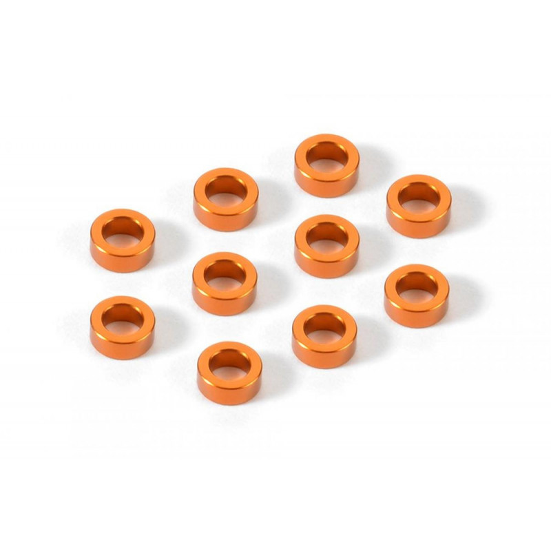 303140-O - Alu Shim 3x5x2.0mm - Orange (10)