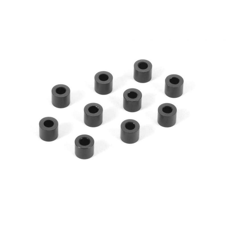 303126-K - Alu Shim 3x6x5.0mm - Black (10)