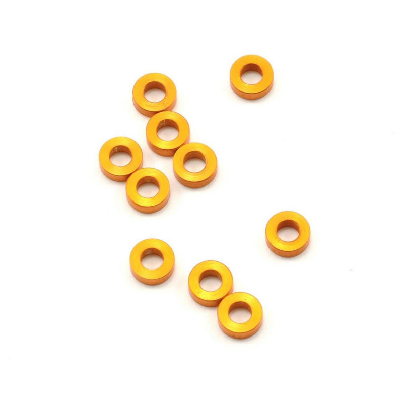 303123-O - Alu Shim 3x6x2.0mm - Orange (10)