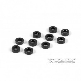 303123-K - Alu Shim 3x6x2.0mm - Black (10)