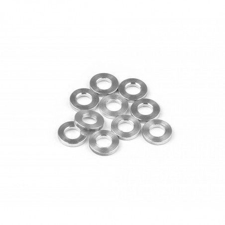 303122 - T2 Alu Shim 3x6x1.0mm (10)