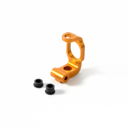 302334 - Alu C-Hub Block - Caster 0° - Orange