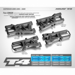302173-H - FRONT SUSPENSION ARM LONG RIGHT - HARD