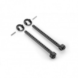 301328 - Composite Front Eccentric 6mm Body Mount Set+2mm Height