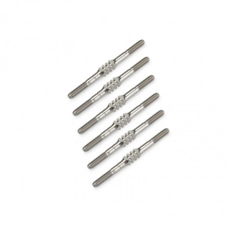 2580 - B6  B6D  B6.1 FIN TITANIUM TURNBUCKLE SET