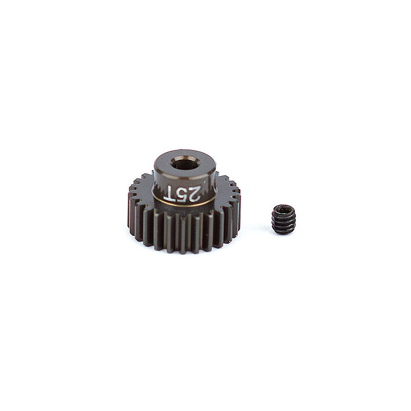 AE1343 - FT Aluminum Pinion Gear, 25T 48P, 1/8 shaft
