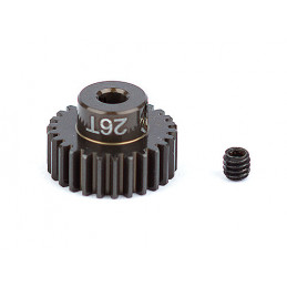 AE1344 - FT Aluminum Pinion Gear, 26T 48P, 1/8 shaft