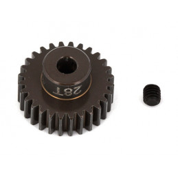 AE1346 - FT Aluminum Pinion Gear, 28T 48P, 1/8 shaft