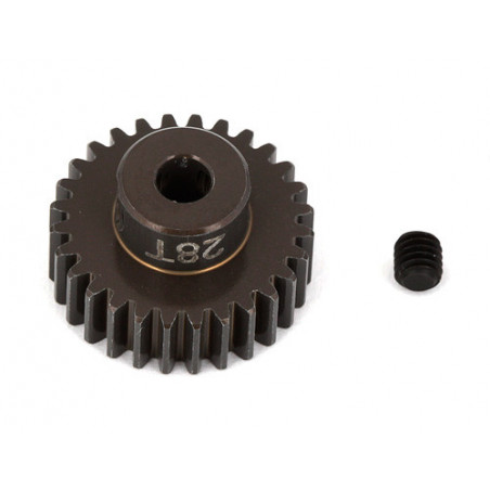AE1346 - FT Aluminum Pinion Gear, 28T 48P, 1/8 shaft