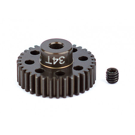 AE1352 - FT Aluminum Pinion Gear, 34T 48P, 1/8 shaft