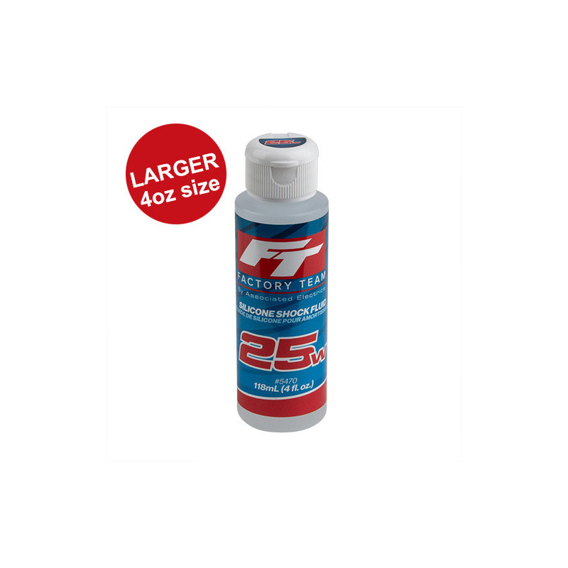 AE5470 - FT Silicone Shock Fluid, 25wt (275 cSt), 4oz.