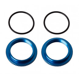 AE91928 - 13mm Shock Collars, blue aluminum
