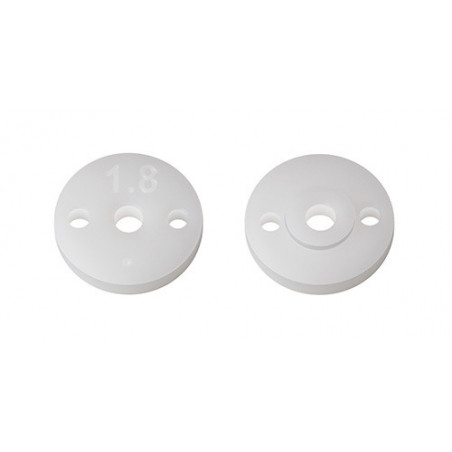 AE91938 - FT 13mm Shock Pistons, 2.0mm, 2x1.8