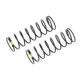 AE91951 - 13mm Rear Shock Springs, yellow 2.3lb/in, L61, 9.5T, 1.2D