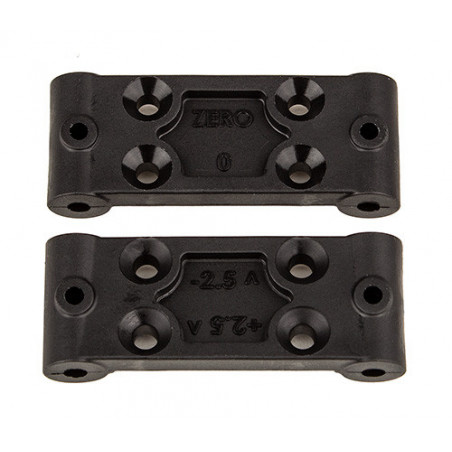 AE91979 - RC10B6.4 Front Bulkhead Set, 0 and 2.5 deg.