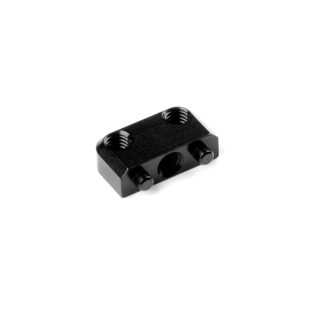 301370 - X4 ALU PLATE FOR REAR GRAPHITE BODY POST HOLDER