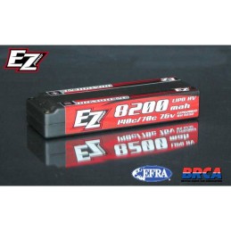 EZP8200/2 - EZPOWER LIPO 8200MAH 7,6V 2S 140/70C HV GRAPHENE - 4MM