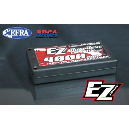 EZP4000/2-HV - LIPO 4000MAH LCG SHORT PACK 7,6V 2S 140/70C HV GRAPHENE - 4MM