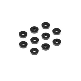 303119-K - ALU SHIM 3x9x2.0MM - BLACK (10)