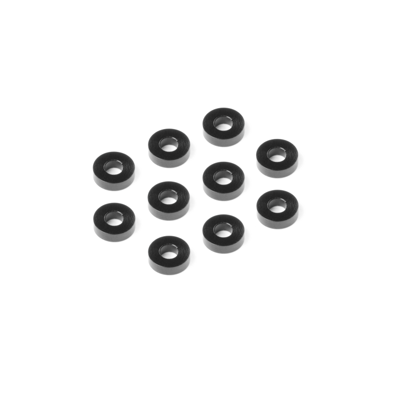 303138-K - ALU SHIM 3x7x2.0MM - BLACK (10)