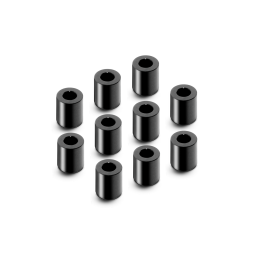 303139-K - ALU SHIM 3x6x7.0MM - BLACK (10)