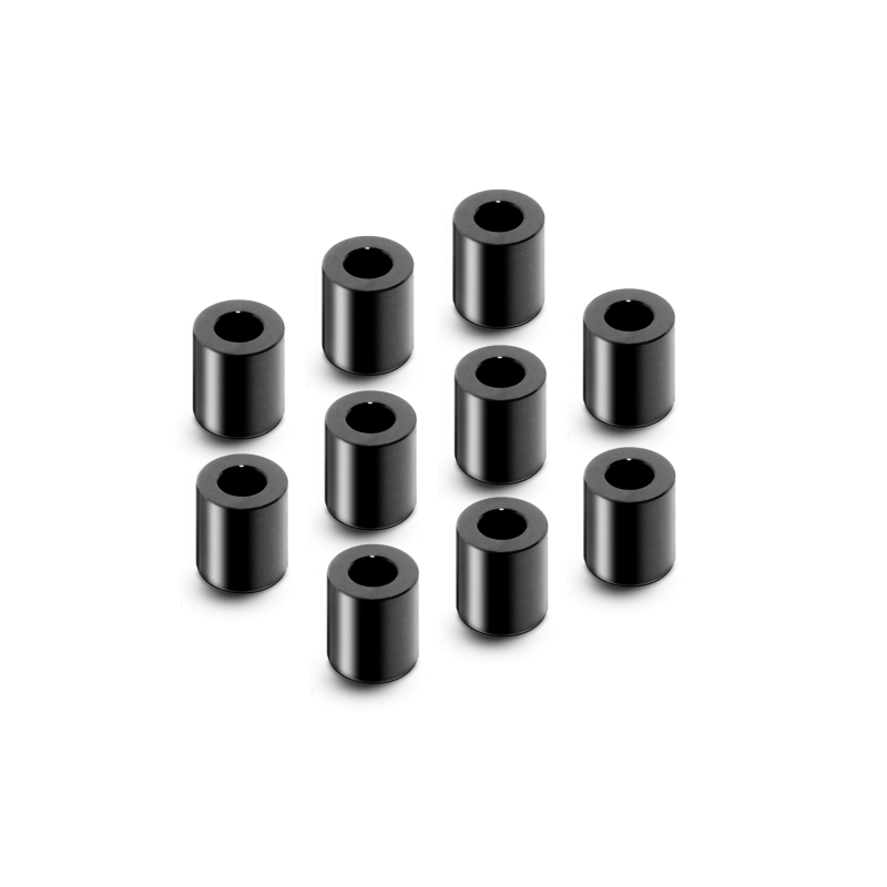303139-K - ALU SHIM 3x6x7.0MM - BLACK (10)