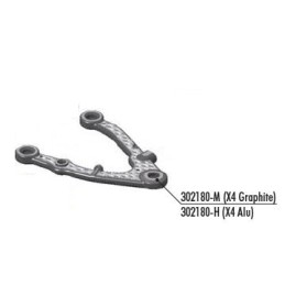 302180-H - X4 CFF Carbon-Fiber Fusion Front Lower Arm - Hard -Right