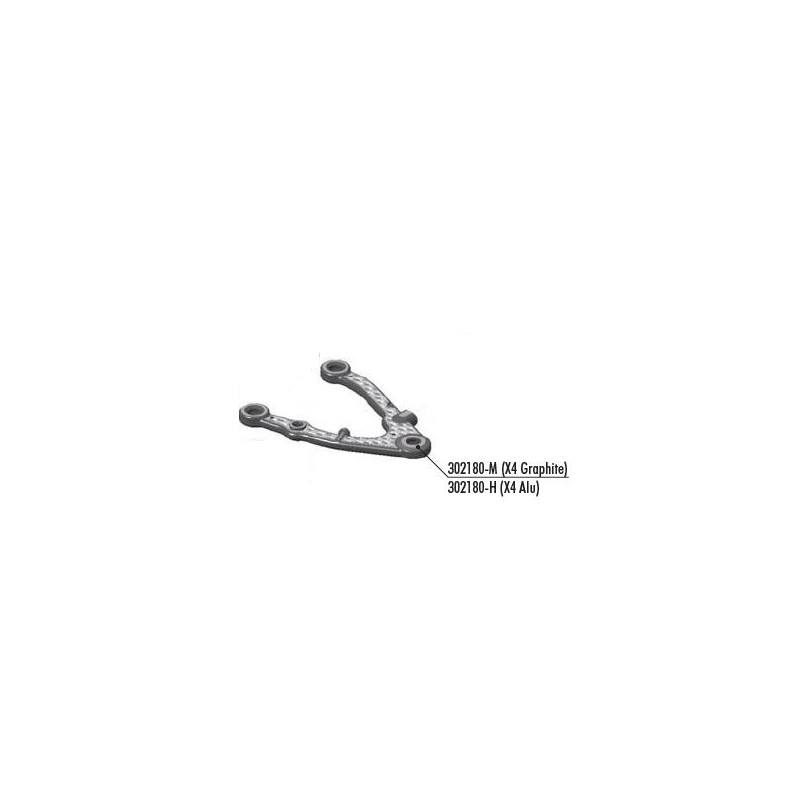 302180-H - X4 CFF Carbon-Fiber Fusion Front Lower Arm - Hard -Right