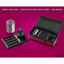 104003 - HUDY AIR VAC - VACUUM PUMP WITH TRAY - ON-ROAD 1/8, 1/10, 1/12