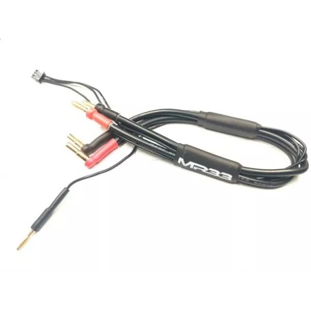 MR33 - BCL - MR33 2S Ladekabel Kurz (4/5mm Stecker - XH) - Schwarz