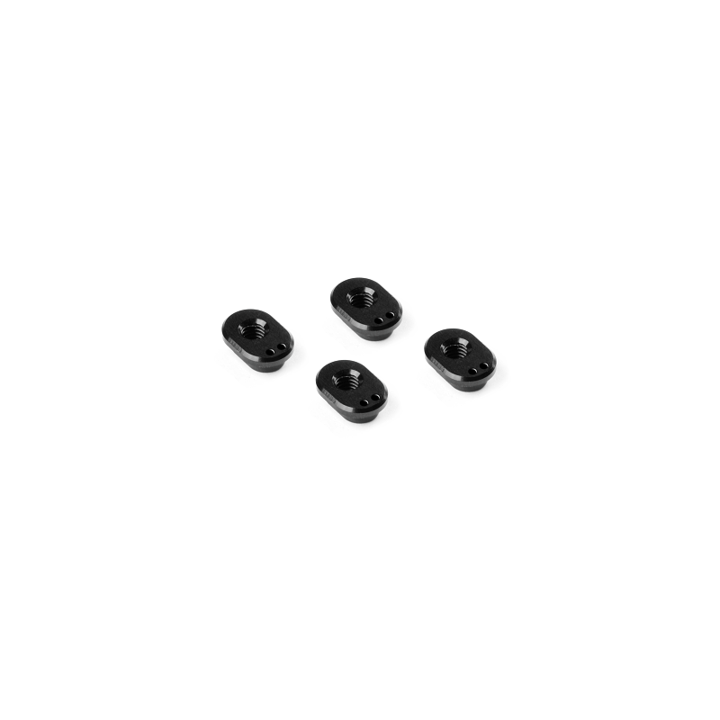 302311 - X4 ALU CASTER BUSHING FRONT 4° / REAR 1.5°/4.5° - 2 DOTS (4)