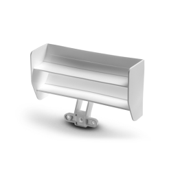 373514 - X1 COMPOSITE REAR WING - LIGHTWEIGHT & WIDE - WHITE