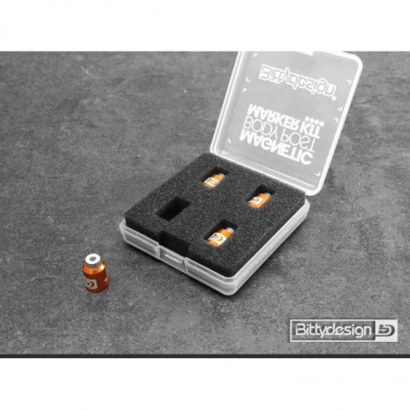 BDBPMK10-O - Body Post Marker kit ORANGE - 1/10 scale Model Cars