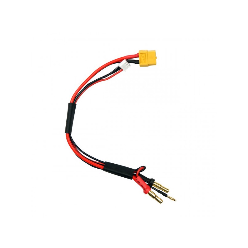 SK600023-14 - SkyRC Ladekabel XT60 für 2s Akku mit 4mm oder 5mm Buchse - SK600023-14 -